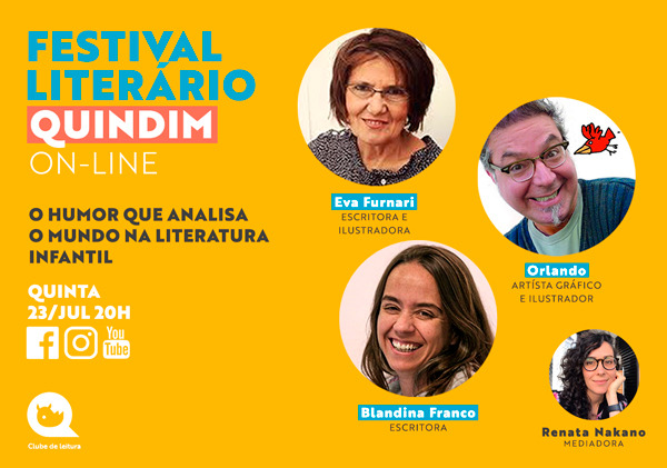 Festival Literário Quindim On-line inicia neste mês